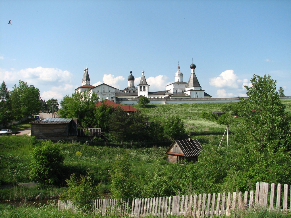 с. Ферапонтово Вологодская обл., Кирилловский р-н. Ферапонтов Белозерский Рождества Богородицы монастырь. Лето 2009.