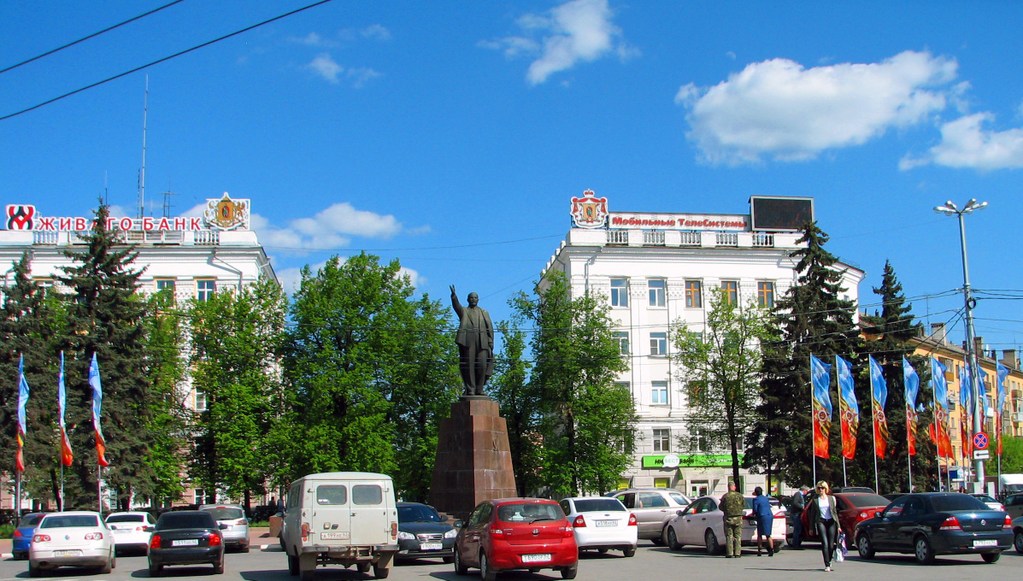 Рязань. Площадь Ленина. Весна 2011.