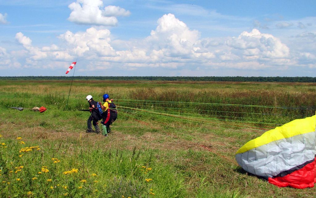 Московская область. Параплан. Лето 2009.