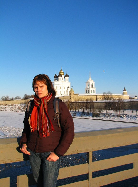 г. Псков. Ольгинский мост. Зима 2009.