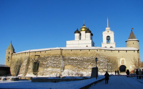г. Псков. Довмонтов город. Зима 2009.