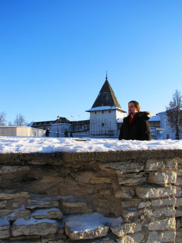 г. Псков. Довмонтов город. Зима 2009.
