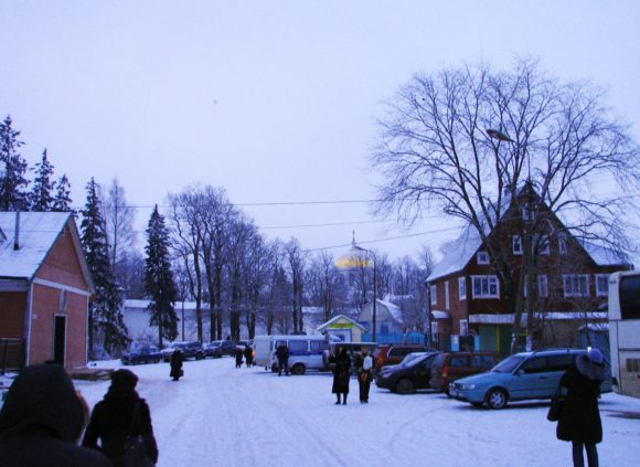 Псковская область, г. Печоры. Зима 2009.