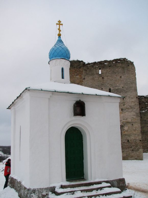 Псковская область, Печорский район, Изборская крепость. Зима 2009.