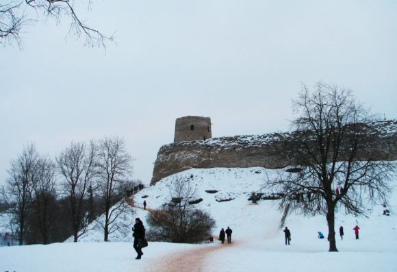 Псковская область, Печорский район, Старый Изборск. Зима 2009.