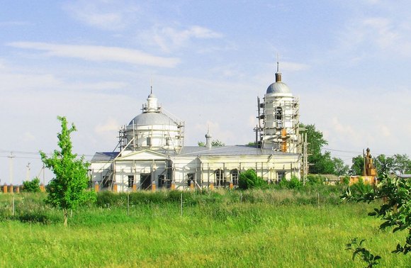 Рязанская область, Михайловский район, с. Печерники. Церковь Успения Божьей Матери. Лето 2012.