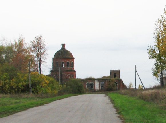 Байдики — село в Захаровском районе Рязанской области. Осень 2012.