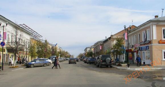 Рязанская область, г. Касимов. Улицы Касимова. Осень 2012.