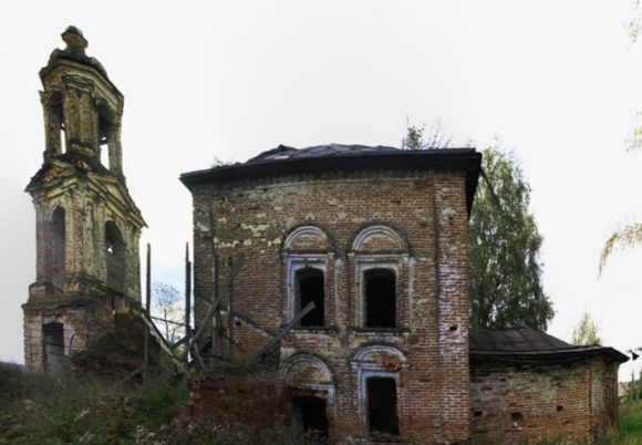 Костромская область, Островский район, поселок Покровское. Осень 2012.