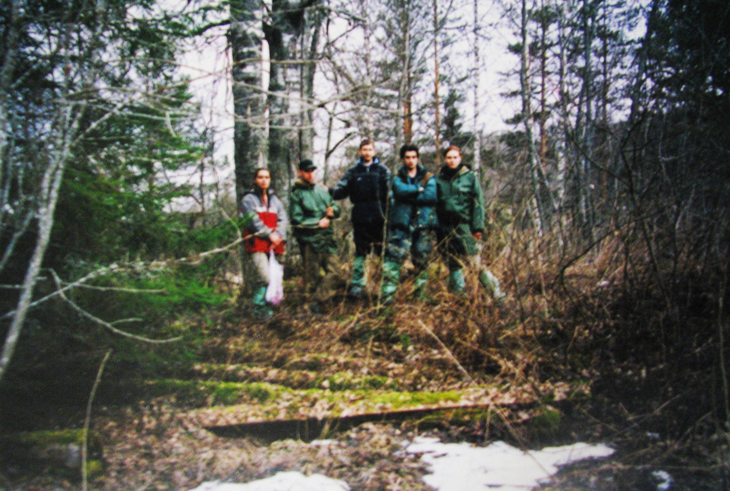 д. Мошничье. Подпорожский район Ленинградской области. Весна 2005.