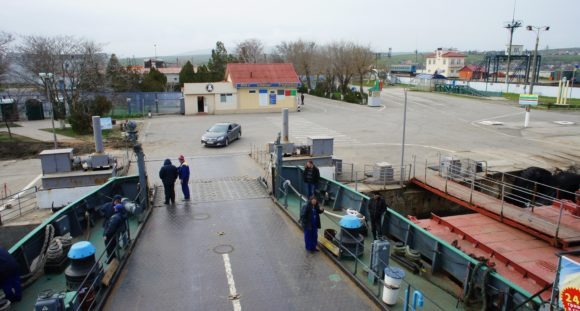 Украина, Крым. Паром Керчь-Кавказ. Весна 2013.