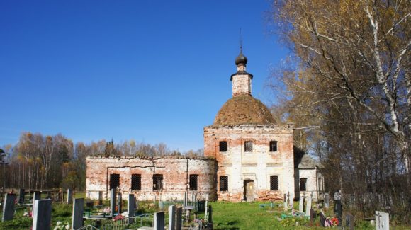 Владимирская область, Гусь-Хрустальный район, Листвинский погост (урочище Листвено). Осень 2013.