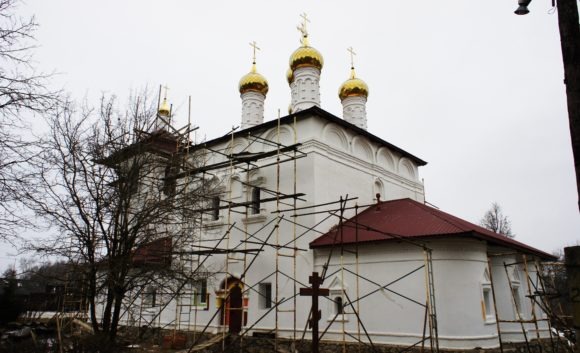 Калужская область, Жуковский район, с. Турбино. Зима 2014.