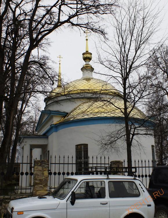 Калужская область, Жуковский район, д. Кутепово. Церковь Михаила Архангела. Зима 2014.