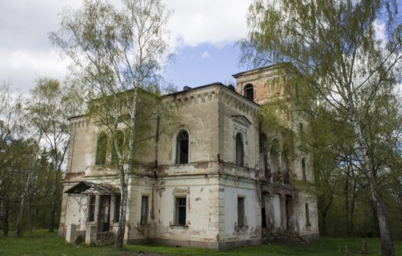 Усадьба Ладьино. Тверская область, Торжокский р-н, Ладьино. Весна 2014.