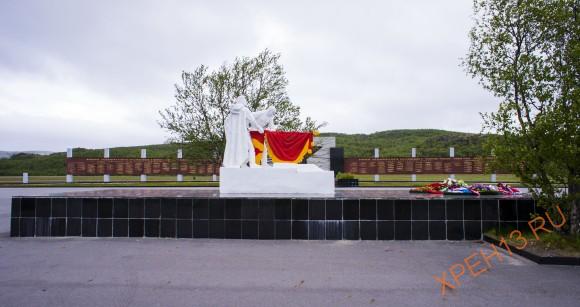 Кольский полуостров. Лето 2014. Мемориал защитникам Заполярья.