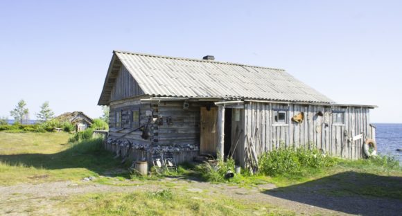 Кольский полуостров. Мурманская область, Умбский район, тоня Тетрино. Лето 2014.