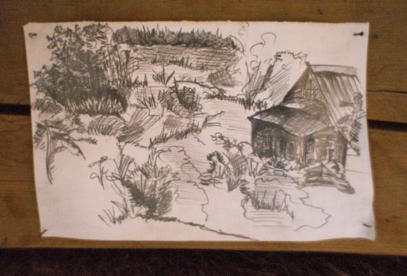 Костромская область, Чухломской район, д. Погорелово. Осень 2014.