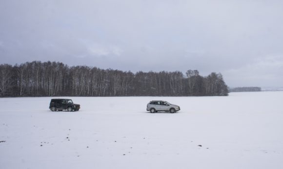 Тарусский район Калужской области. Зима 2015.