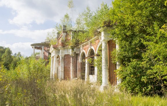 Усадьба Семеновское-Отрада, Московская область, Ступинский район, село Семеновское. Осень 2015.