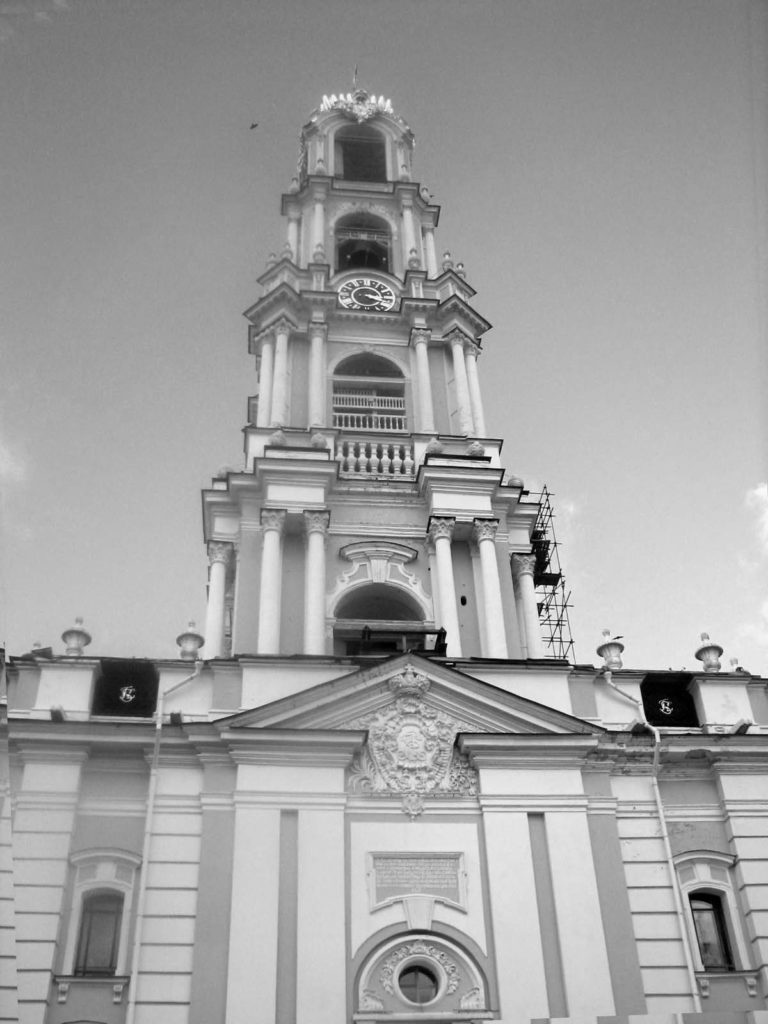 Московская область, г. Сергиев Посад. Колокольня Троице-Сергиевой лавры. Осень 2008.