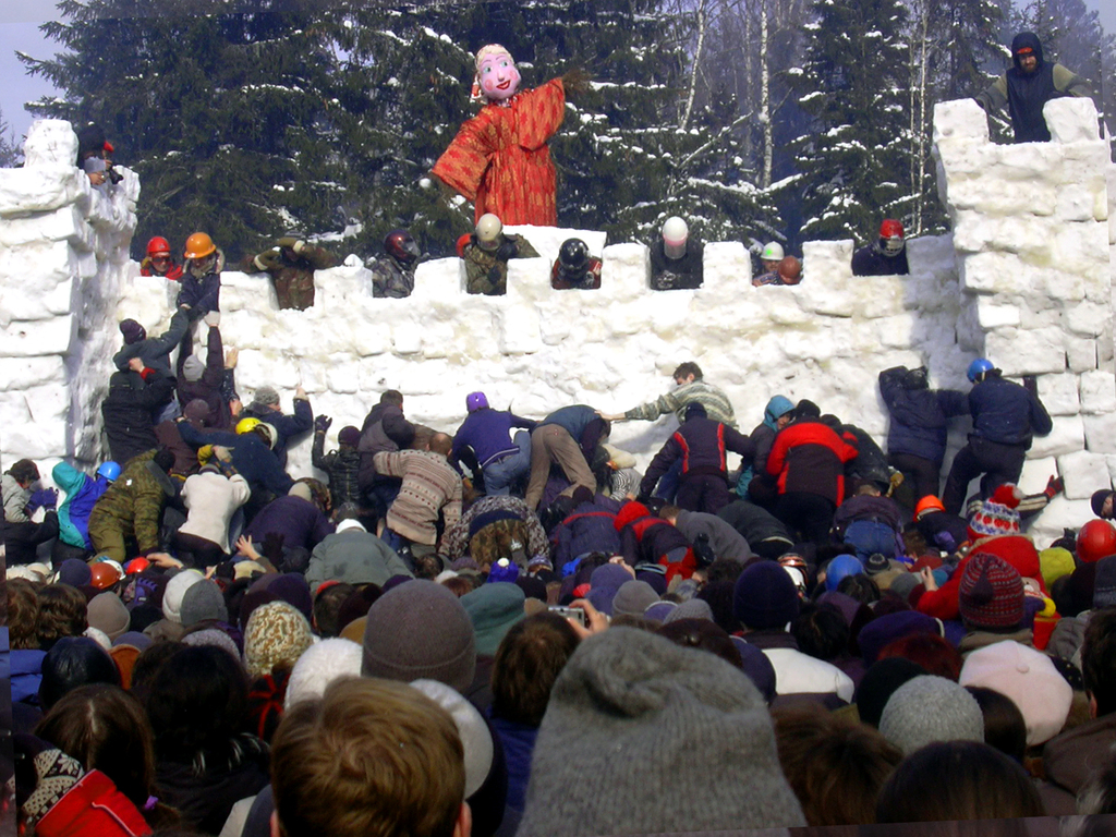 Скоротово, Одинцовский район Московской области. Бакшевская Масляница, 2004.