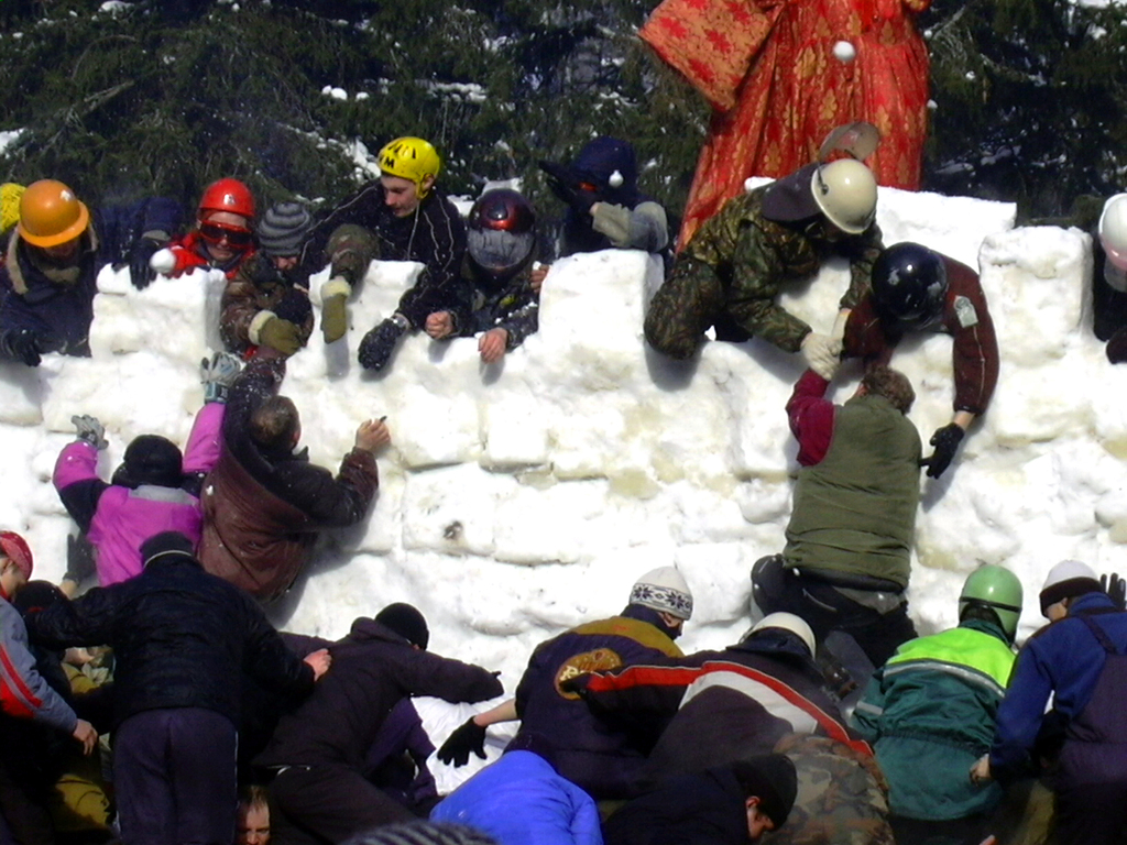 Скоротово, Одинцовский район Московской области. Бакшевская Масляница, 2004.