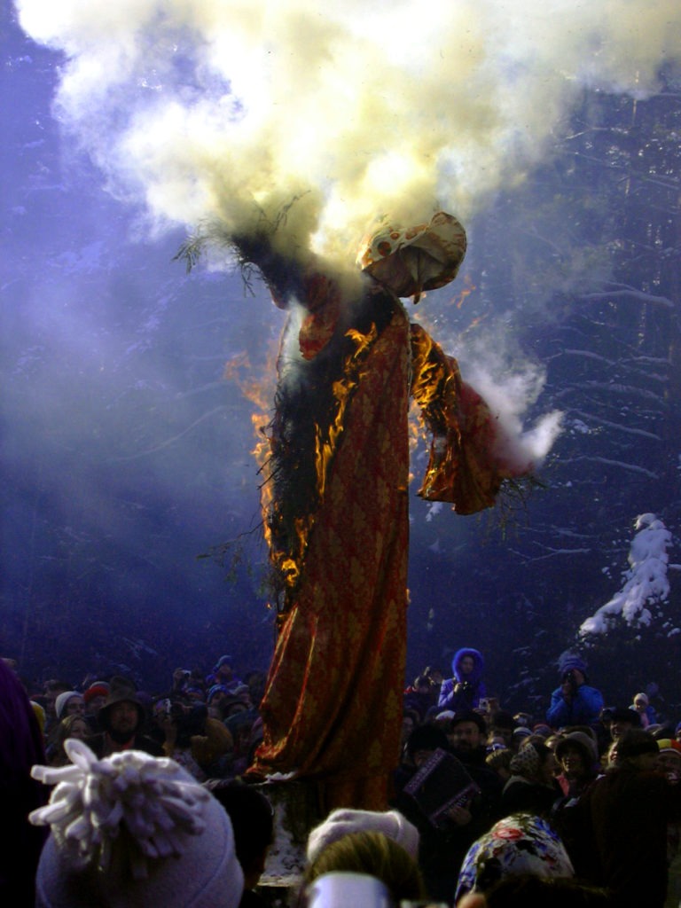 Скоротово, Одинцовский район Московской области. Бакшевская Масляница, 2004.