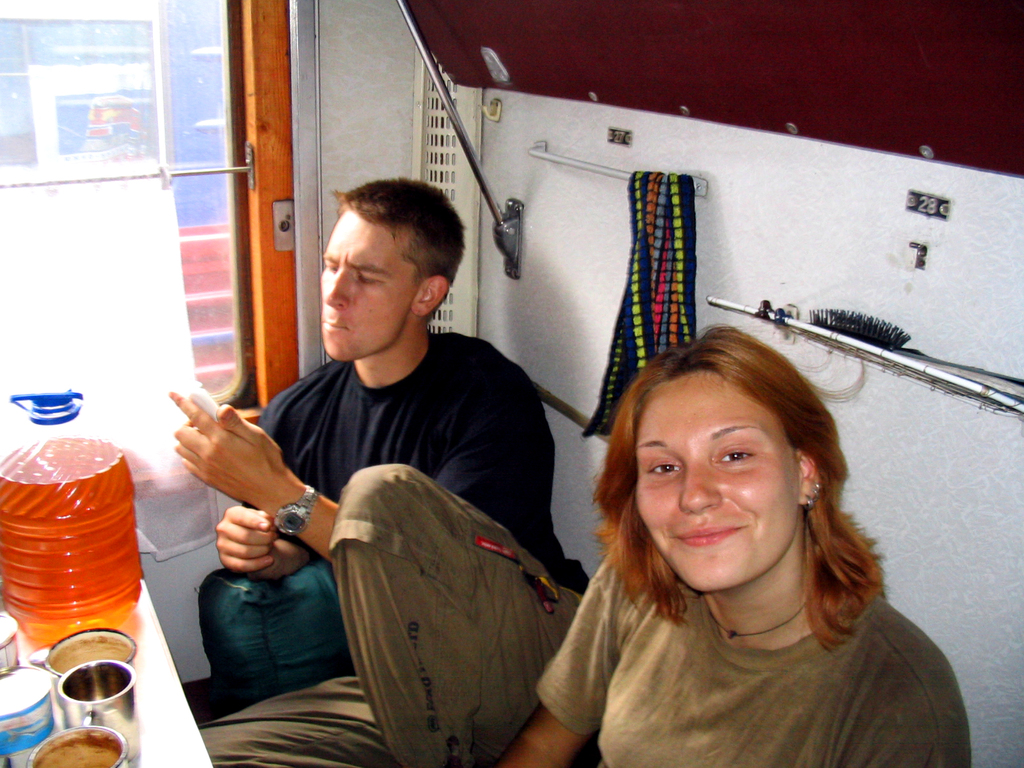 Поезд Самара-Москва. Лето 2004.