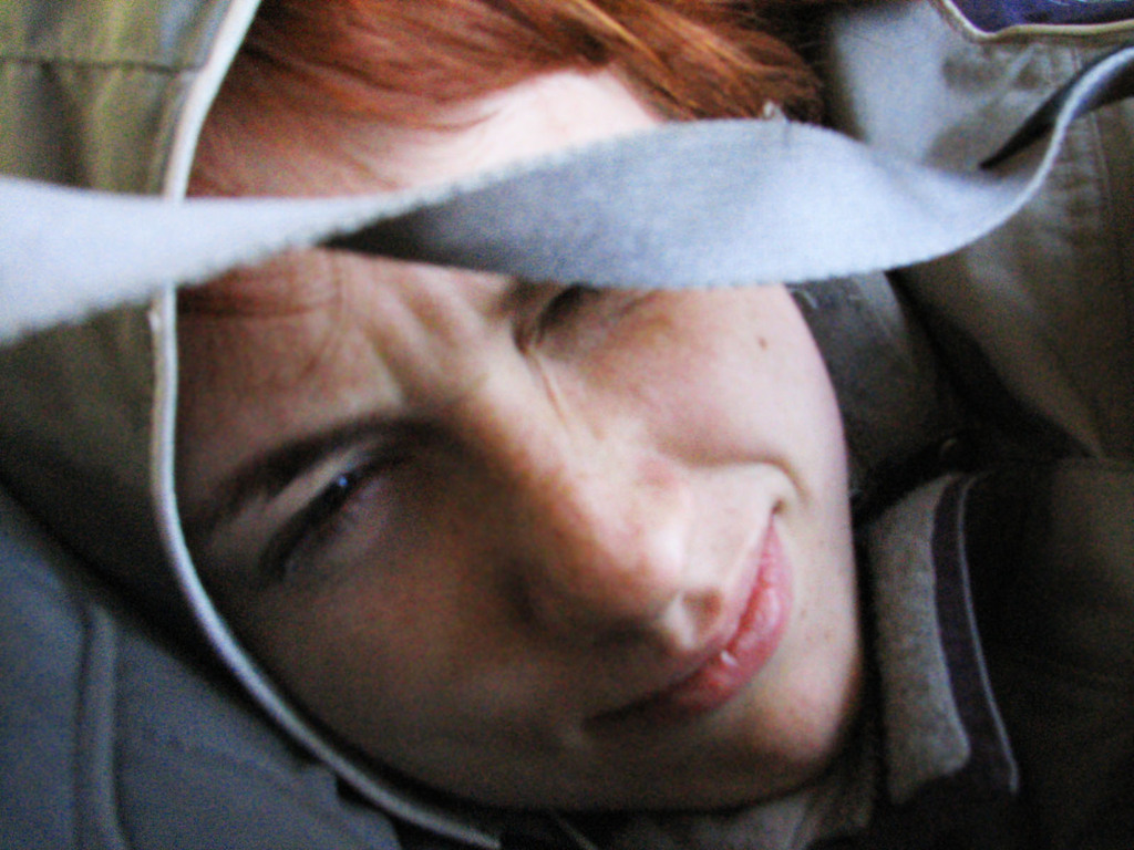 Тульская область. В электричке. Весна 2008.