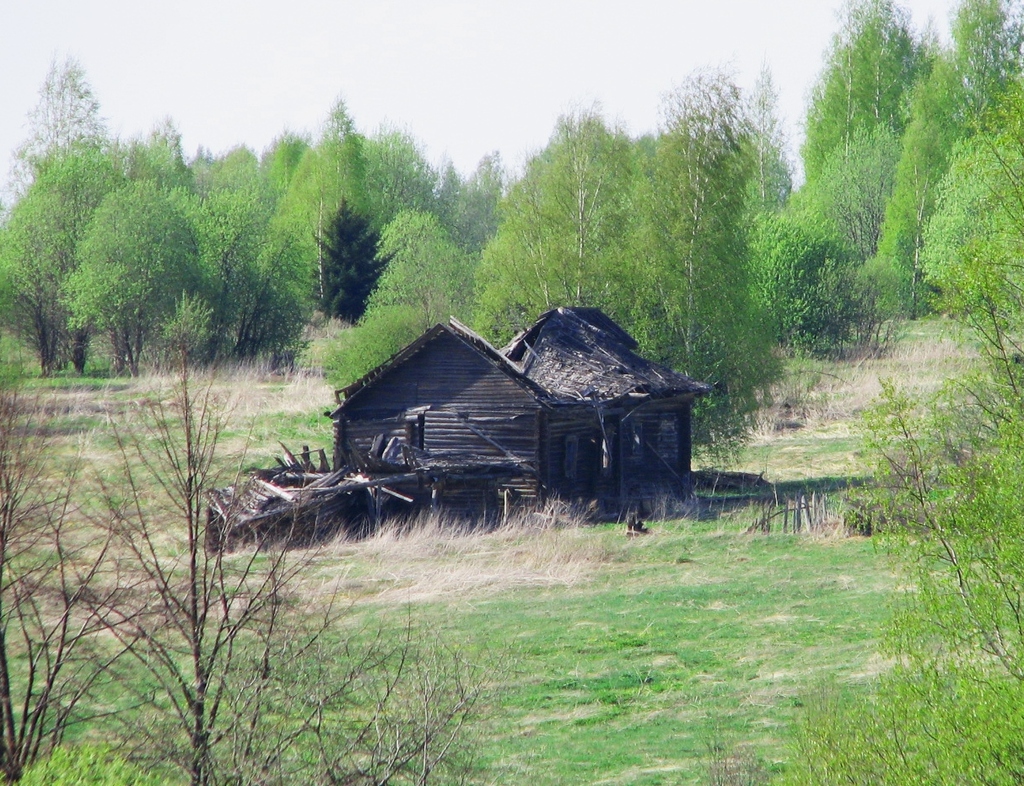 с. Андрейцево на Локсомери Борисоглебского района Ярославской области. Весна 2009.